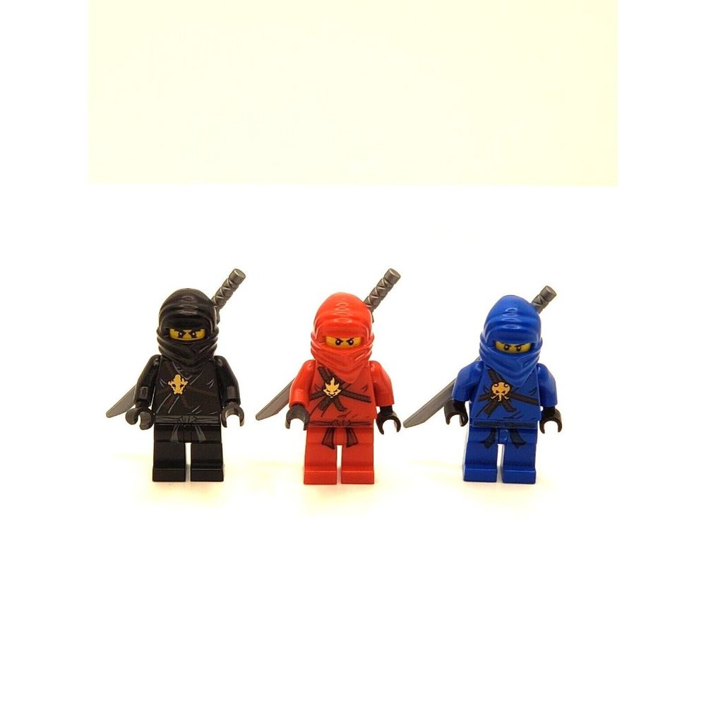 LEGO Ninjago Minifigures LOT The Golden Weapons   Jay, Cole, Kai w/ Sword C0500